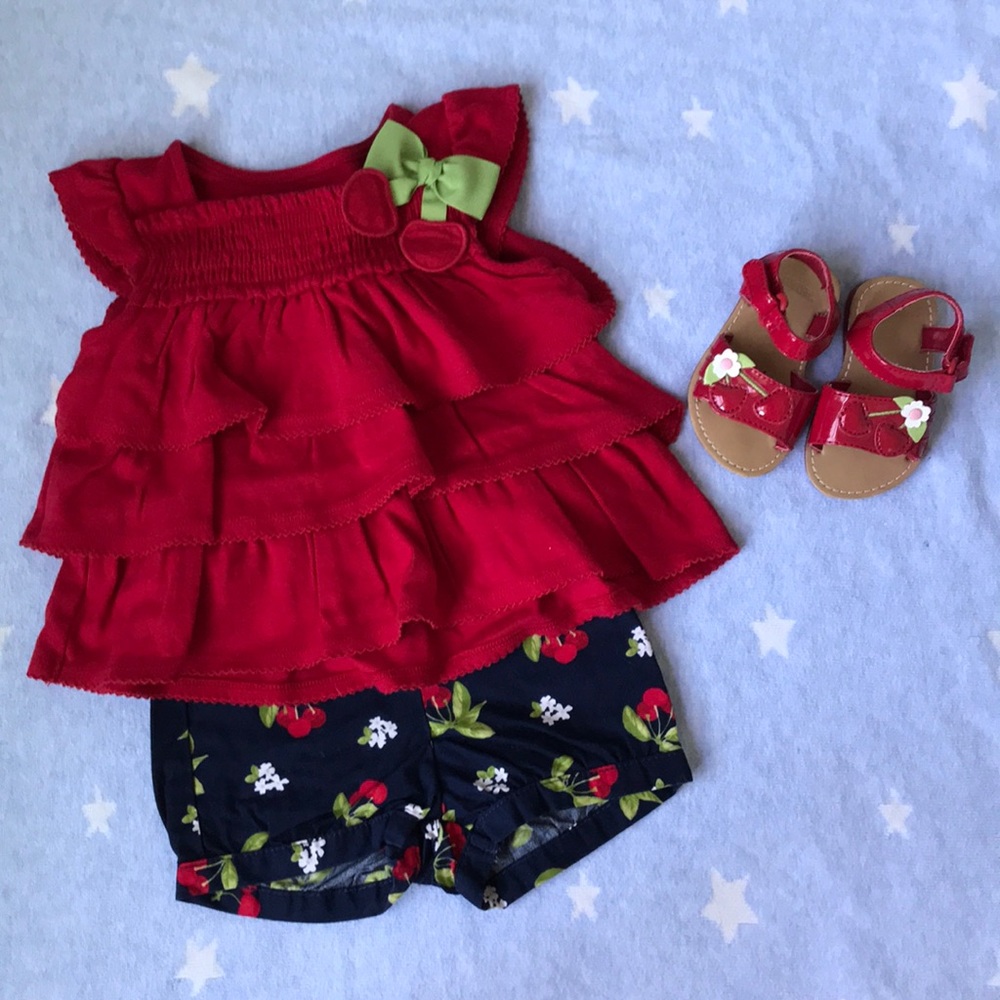 Gymboree Cherry Short Set